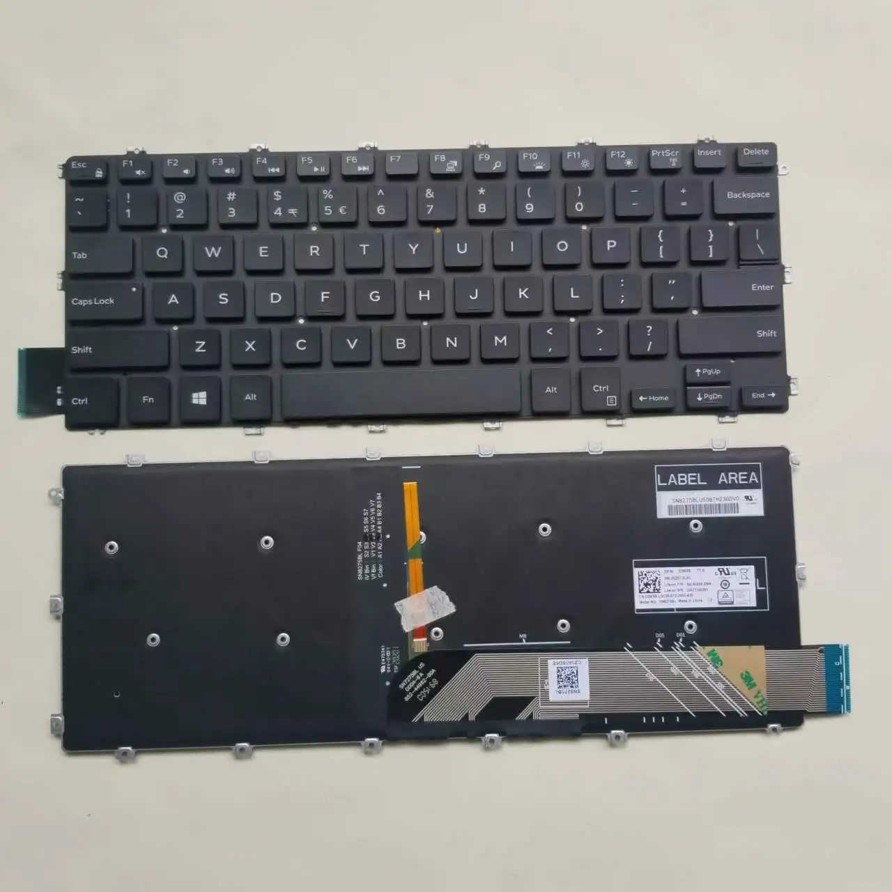 New US Backlit Keyboard For Dell Inspiron 7386 7380 7580 7586 5580 5582 5585 5480 5481 5482 5485 Latitude 3400 3310 3390 English