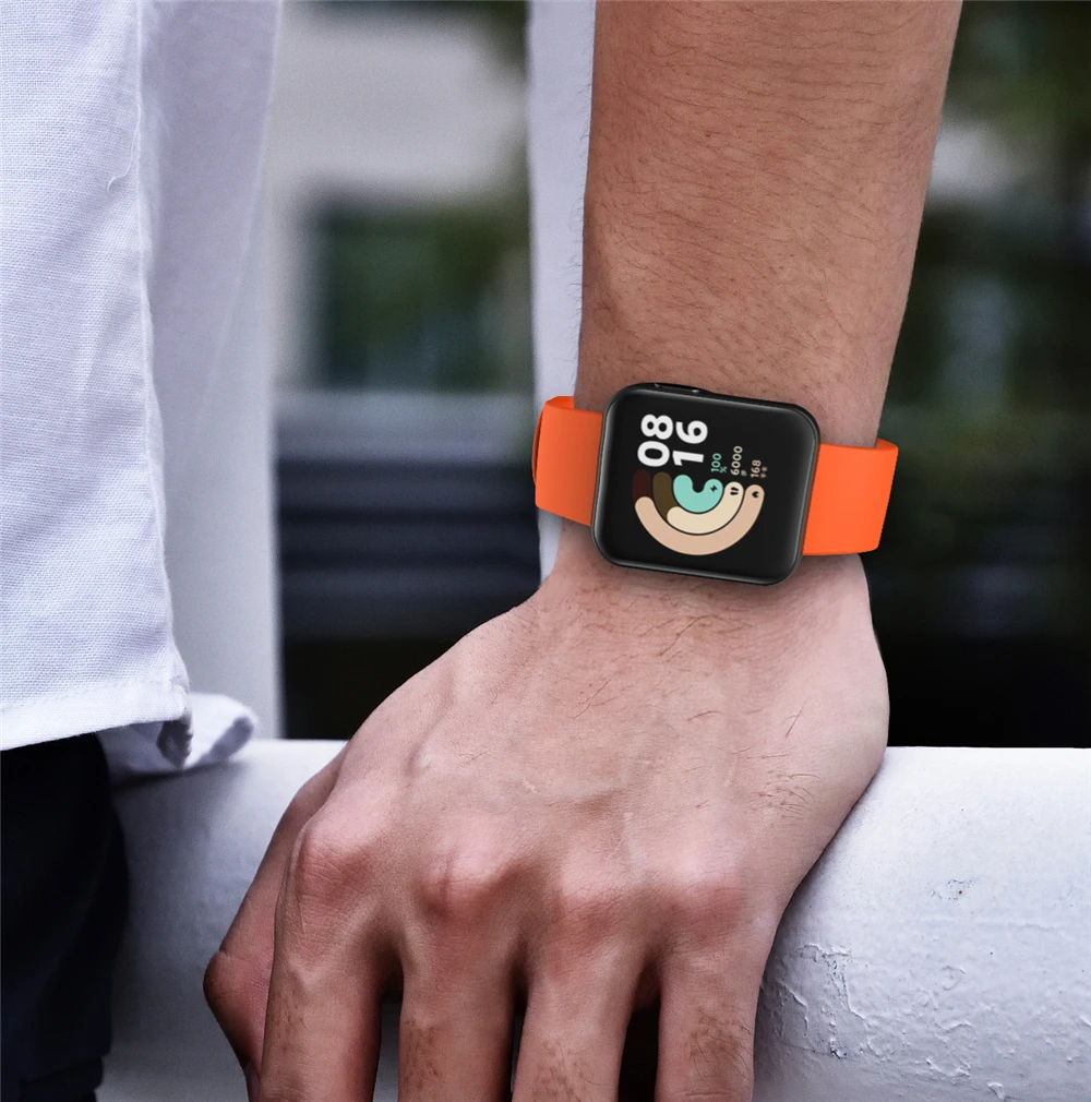 สายนาฬิกาสร้อยข้อมือสมาร์ทวอทช์สายรัดซิลิโคนสายรัดข้อมือสําหรับ Xiaomi Watch Lite Redmi Watch