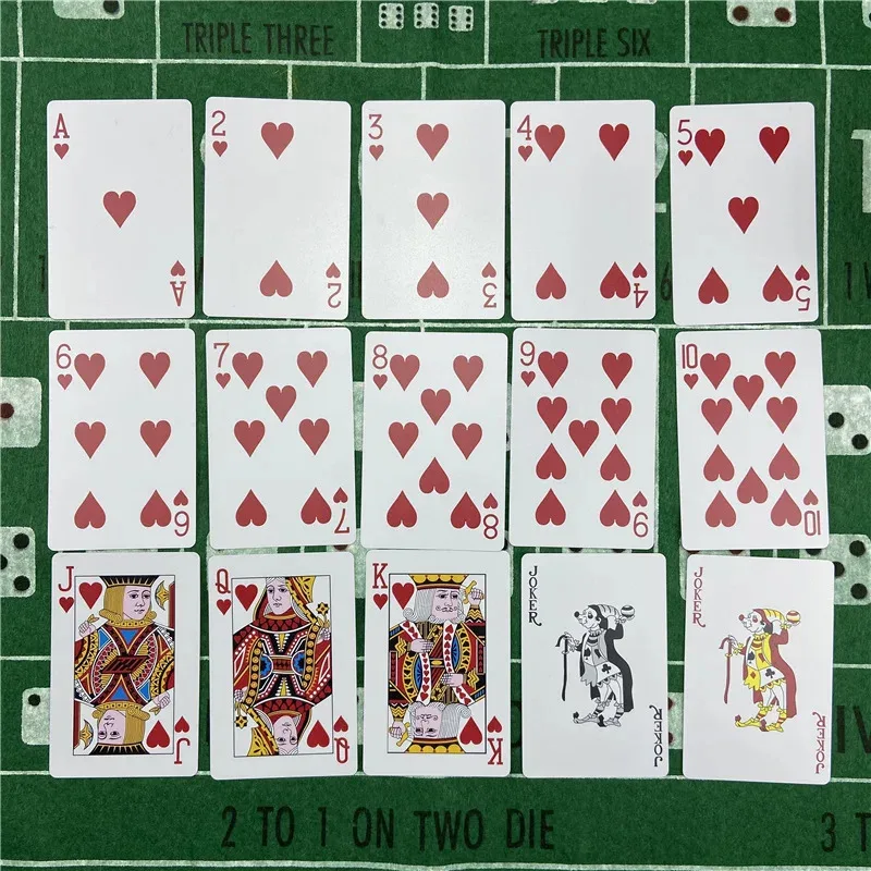 Close-Up View of the Cards