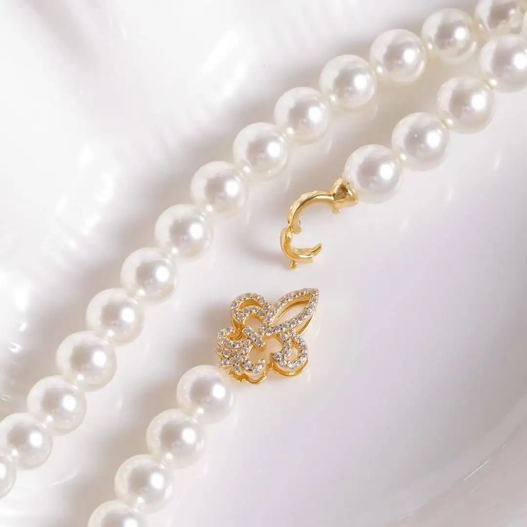 Wholesale 925 Sterling Silver Necklace Bracelet Clasps and Hooks Jewelry Accessory Parts Settings for 5-9mm Pearls 3pcs/lot