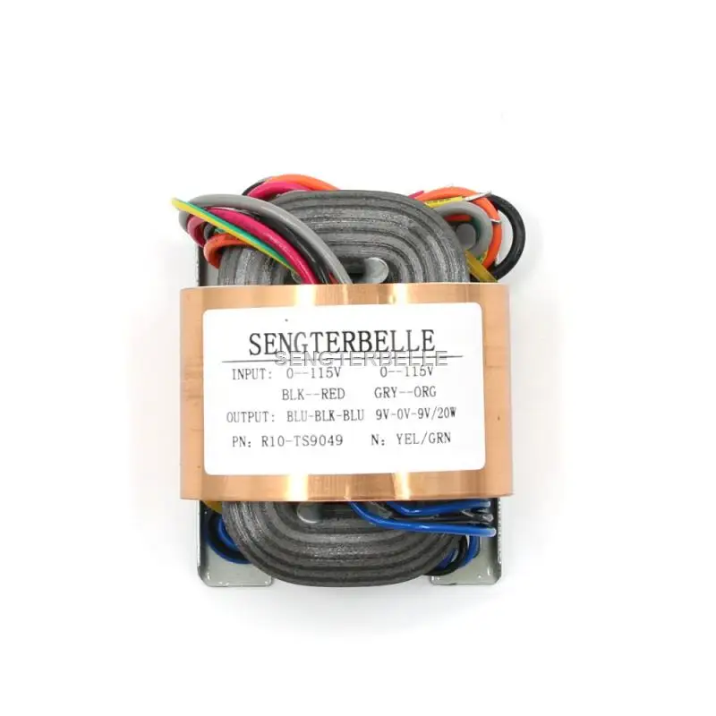HiFi  20W （20VA） Copper R-Core Audio Transformer 9V/12V/15V/24V For Headphone/DAC/ Preamplifier