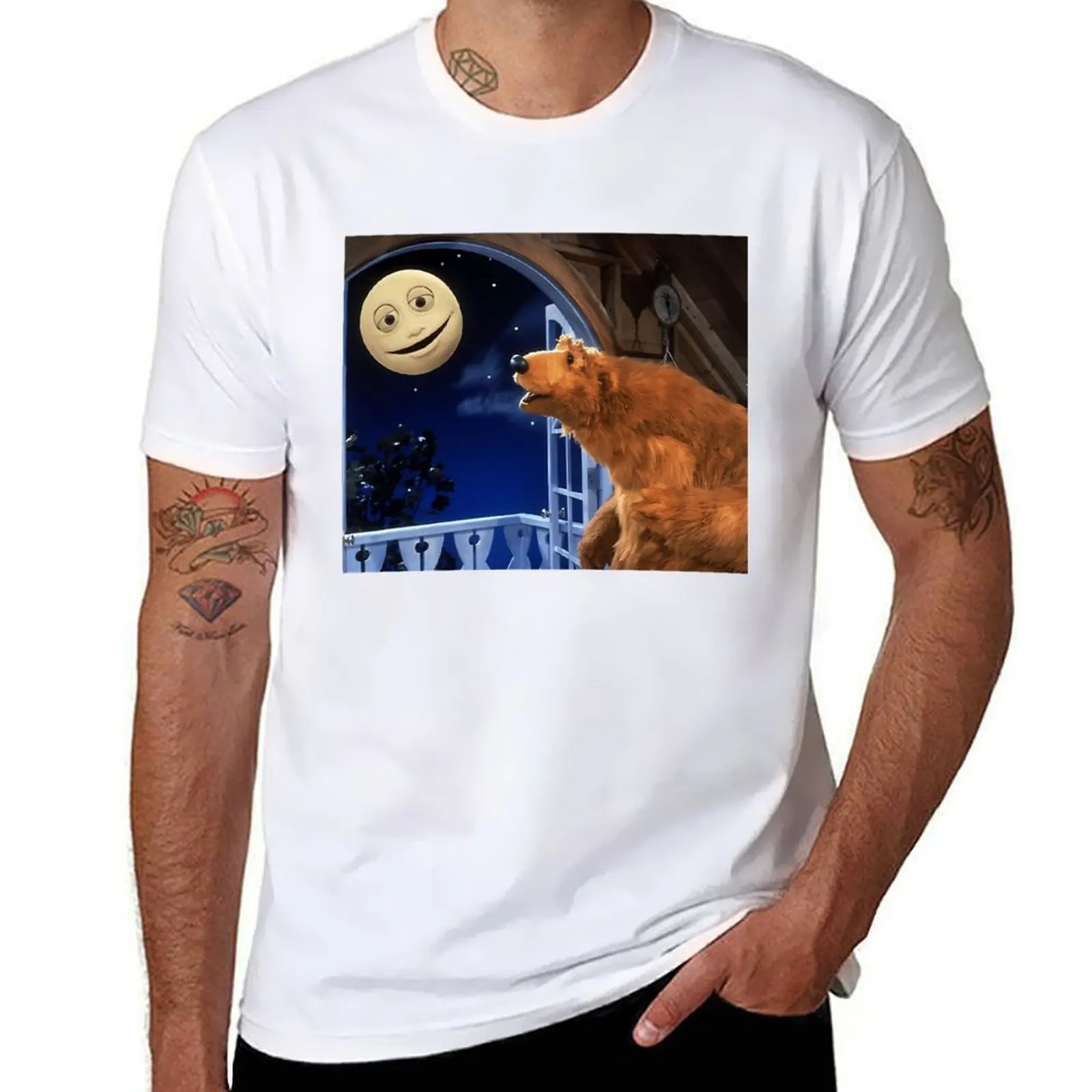 

Bear & Luna T-Shirt man t shirt cotton high quality t shirts for man graphic vintage T-Shirt