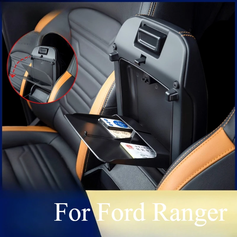 For Ford Ranger Interior Modification Hidden Armrest Box Storage Box To Increase Storage Compartment Space Interior Accessories