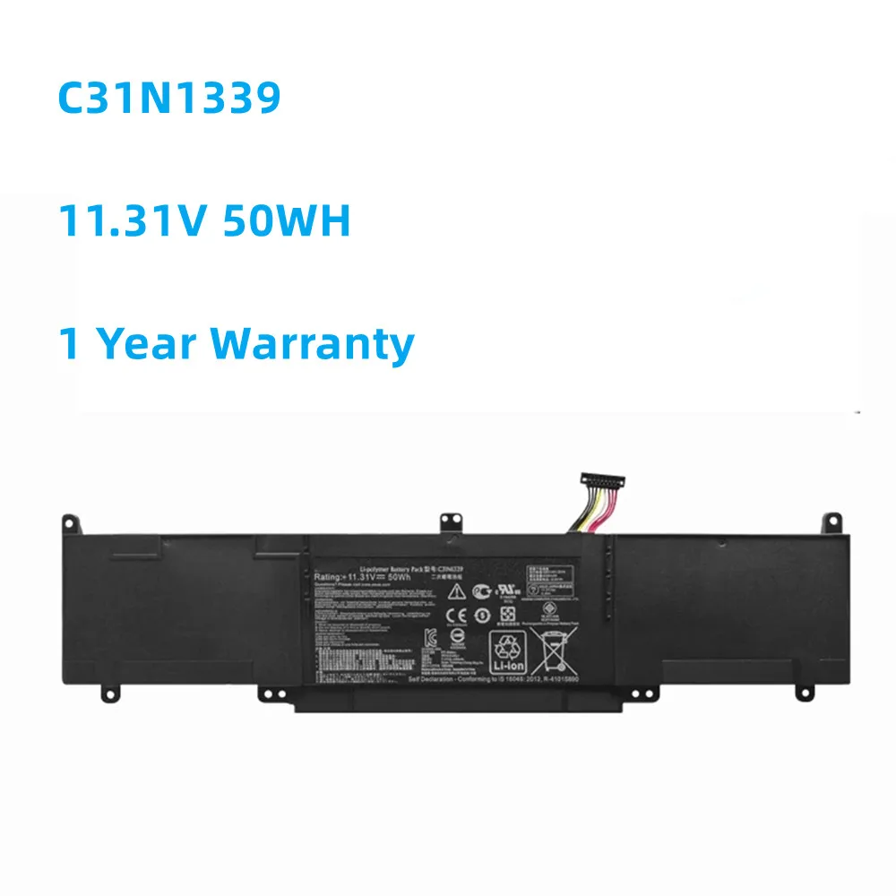 

11.31V 50WH C31N1339 Laptop Battery For ASUS Zenbook UX303L UX303LN TP300L TP300LA TP300LJ Q302L Q302LA Q302LG C31N1339