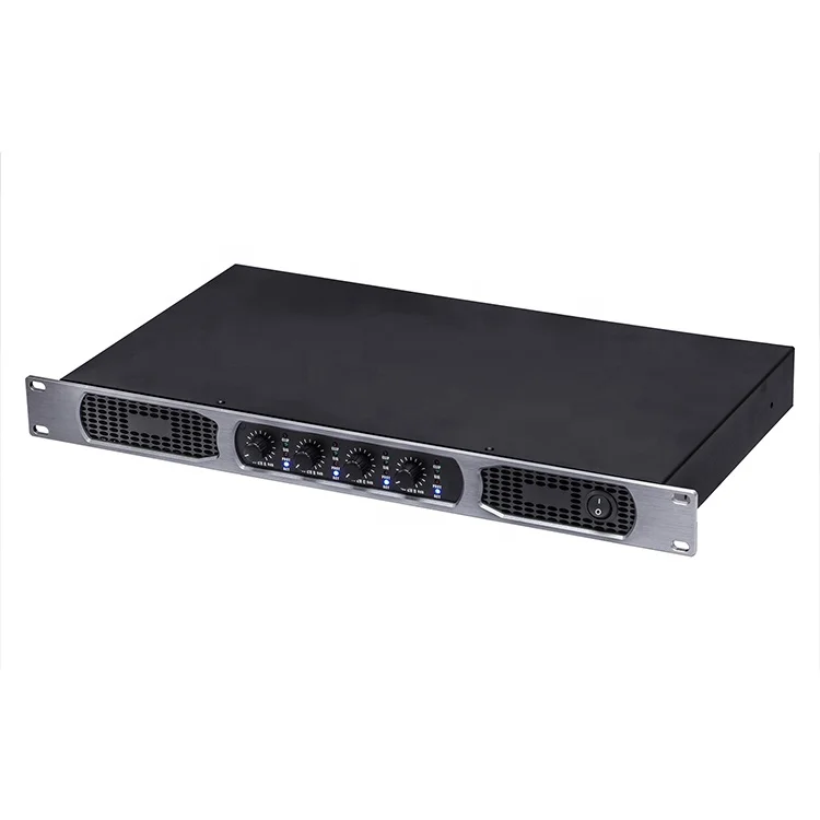 DK4350 4-Channel 1U Class Audio Digital Power Amplifier Metal Shell Sound System