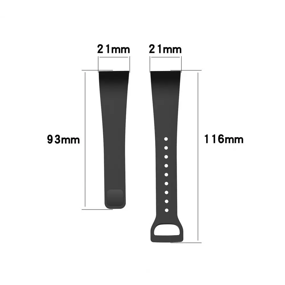 Silicone Watch Strap para Redmi Band 4C, Mi Pulseira Inteligente, Substituição Watch Wristband