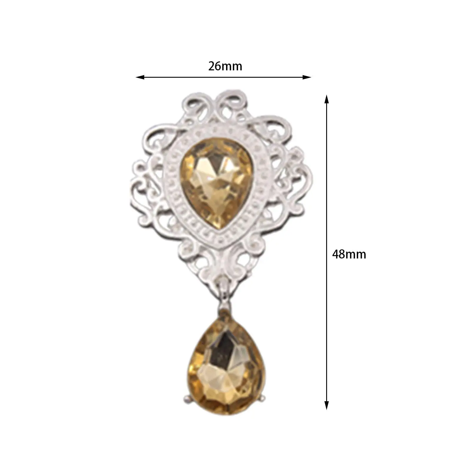 10 قطعة قلادة حجر الراين العثور على لوازم سبيكة لصنع المجوهرات بنفسك