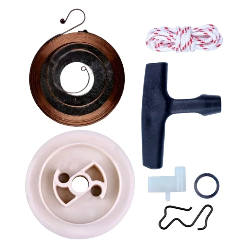 

Chainsaw recoil starter spring and pull cord kit compatible with For 024 For 024AV 026 026 PRO MS240 MS260 for easy replacement