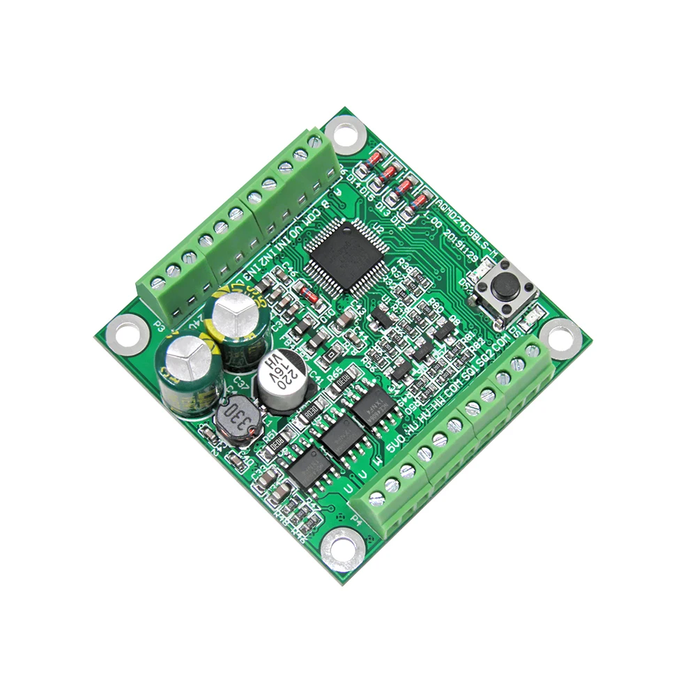 

9V~24V Brushless DC Motor Driver Current/Speed/Position PID Control Motor Regulator Support Logic Level PWM Pulse Input Signal