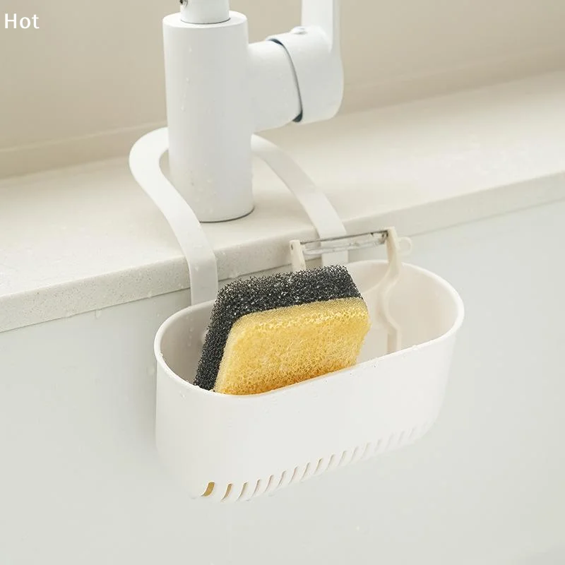 1 PCS Multifunctional Kitchen Drainage Basket Easy To Disassemble, Dual-Use For Kitchen Bathroom, Sponge Drainage Filter Rack
