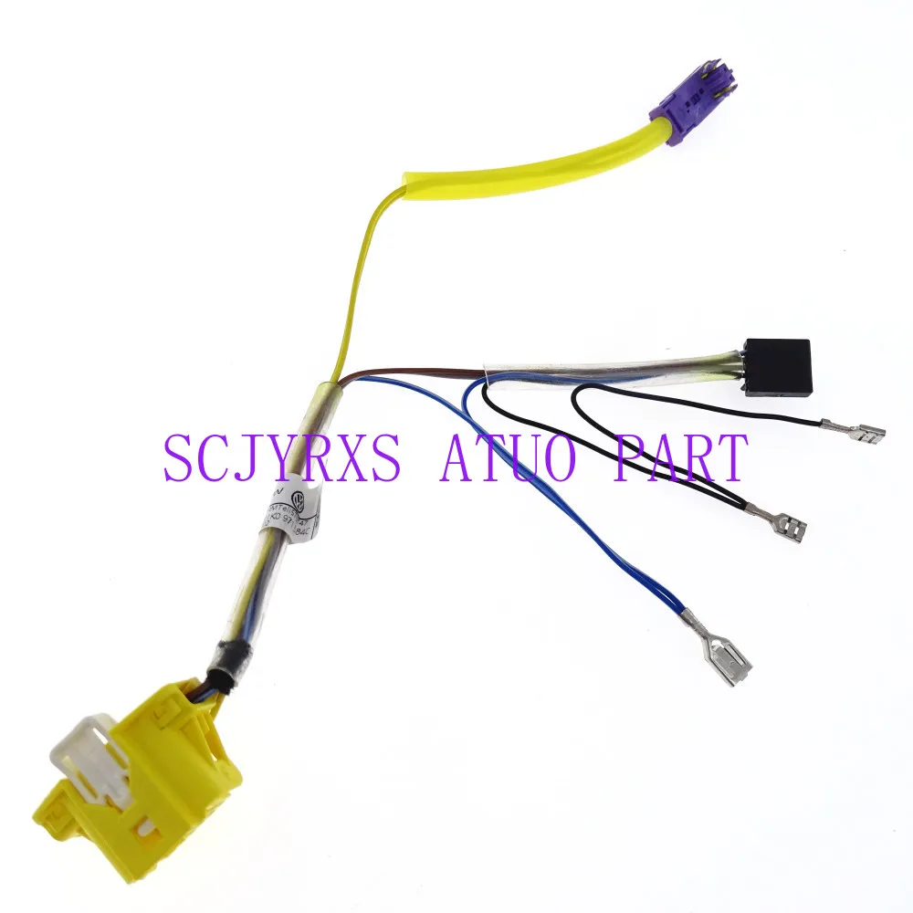 Qty8 1K0971584C Multifunction MF Steering Wheel Cable Wire Harness for Golf MK5 Caddy Passat B6 Bora Eos Jetta 1K0 971 584C
