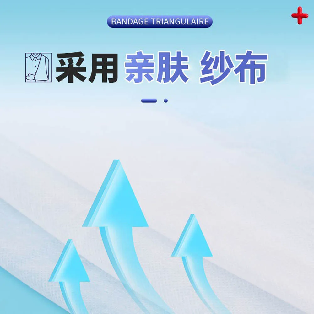 Medical First Aid Medical Fracture Fixation For Adults And Children Hand Bandage Triangular Bandage Gauze.