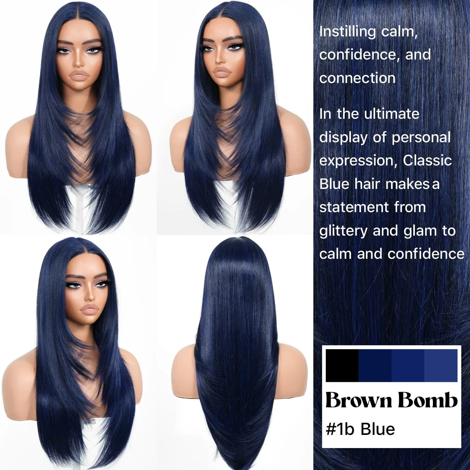 الأزرق الداكن الطبقات مستقيم الدانتيل شعر مستعار أمامي 13x4 HD الدانتيل الباروكة قبل قطعها غلويليس الاصطناعية الدانتيل شعر مستعار أمامي جودة عالية تأثيري