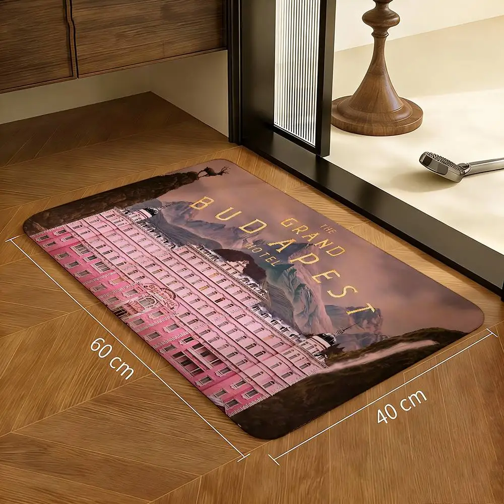 Drama Movie The Grand Budapest Hotel Hallway Carpet Washable Non-Slip Living Room Sofa Chairs Area Mat Kitchen Doormat Area Rug
