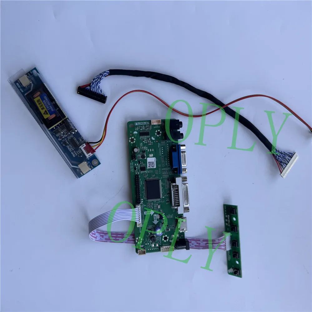 AV HDMI-compatible DVI VGA Monitor LVDS 1024X768 Controller Board Kit for 20Pin 2CCFL LCD 15