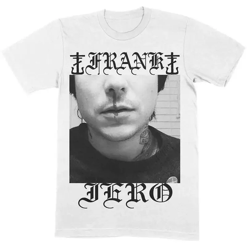 Frank Iero Nose Bleed T Shirt White New