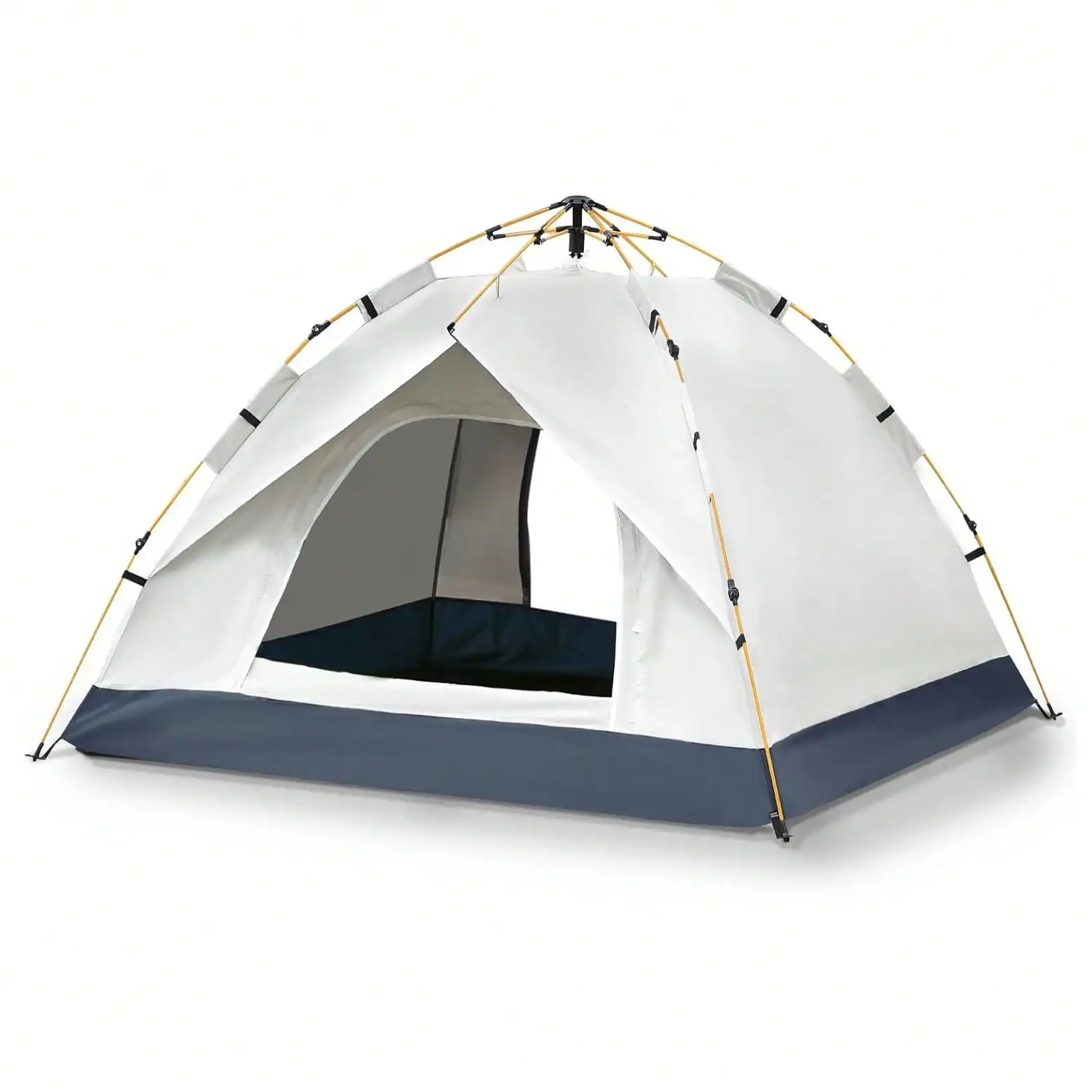 

4-Person Tent, Camping Tent Without Windows Easy Set Up, Lightweight Outdoor Tent For Backpacking, Hiking, Or Beach