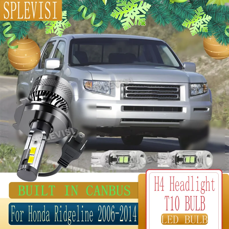 

LED Headlights Anti-Flicker Built-in Canbus Resistor 6000K For Honda Ridgeline 2006 2007 2008 2009 2010 2011 2012 2013 2014