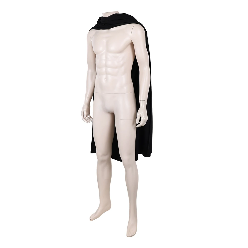 Capa de Cosplay de Din Djarin para Hombre, Capa Negra de Fantasía para Juego de Rol, Disfraz de Película, Manto para Adultos, Traje para Halloween, Carnaval y Fiestas