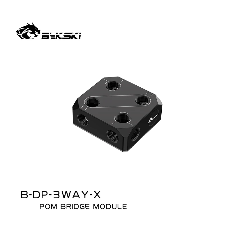 Bykski B-DP-6WAY-X Multi VGA Bridge Module collegamento del modo di raffreddamento ad acqua per 3/4/5/6 GPU Water Block Split Server Spliter