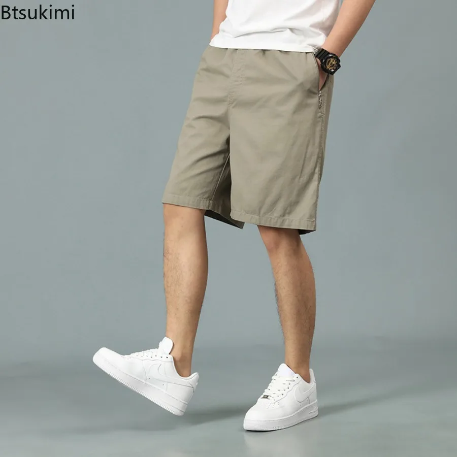 Oversized 5XL Men's Sports Casual Shorts Summer Fashion Straight Cargo Shorts Cotton Comfortable Beach Running Baggy Short Pants