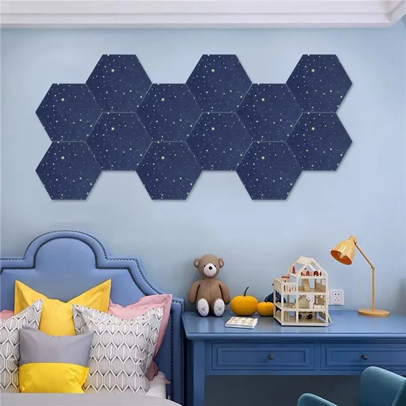 ABGH-36 Pack Starry Sky Hexagon Acoustic Panels,Sound Proofing Padding,Sound Absorbing Panel For Studio Acoustic Treatment