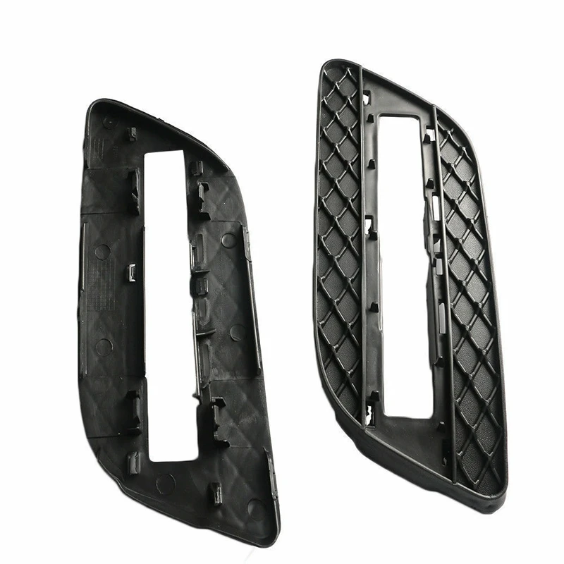 1 Pair Front Bumper Fog Driving Light Grille Cover 1668842122 1668842222 For Mercedes ML350 ML550 12-15