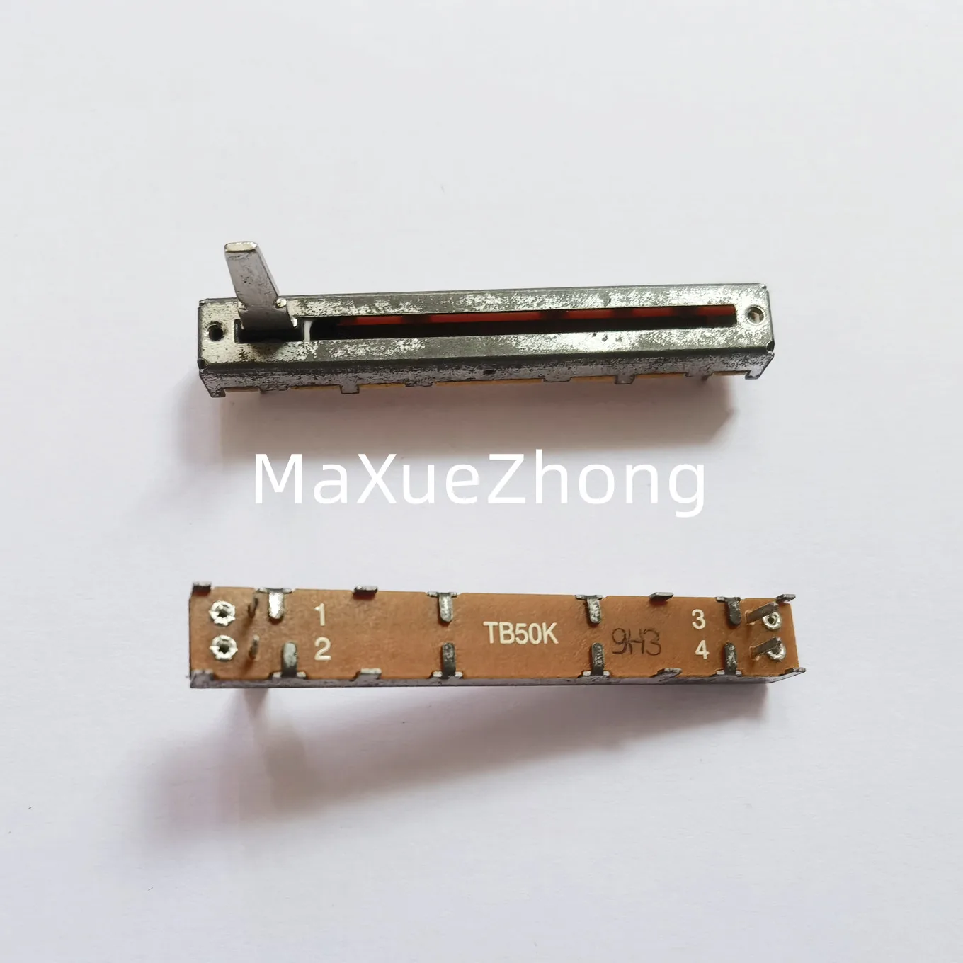 Original New 100% Import 6cm TB50K with Straight Sliding Potentiometer Handle Long Point Fader 15MM Within 4pin (SWITCH)