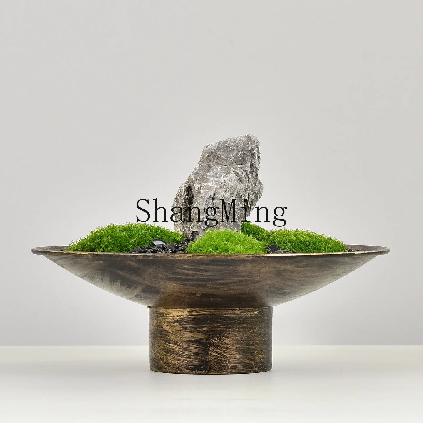 

CL moss bonsai home decoration ornament model room hotel villa tea room desktop green plant decoration
