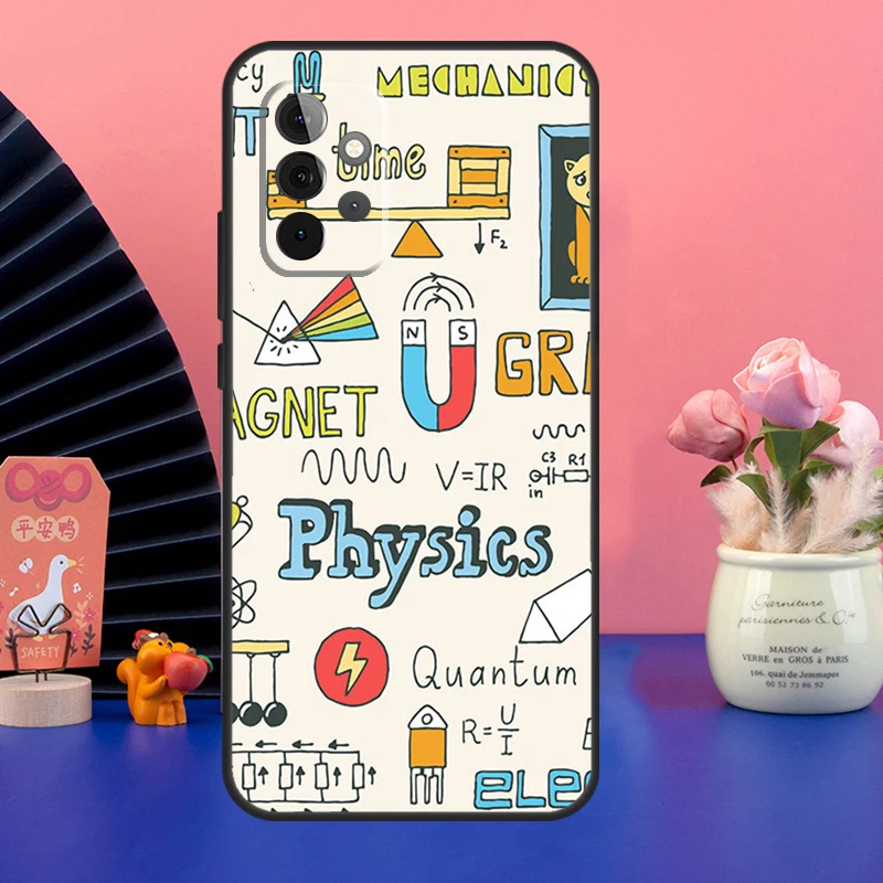 Physics Math Formula Equation Case For Samsung Galaxy A54 A34 A24 A14 A73 A53 A33 A23 A13 A52 A32 A22 A12 A51 A71 Cover
