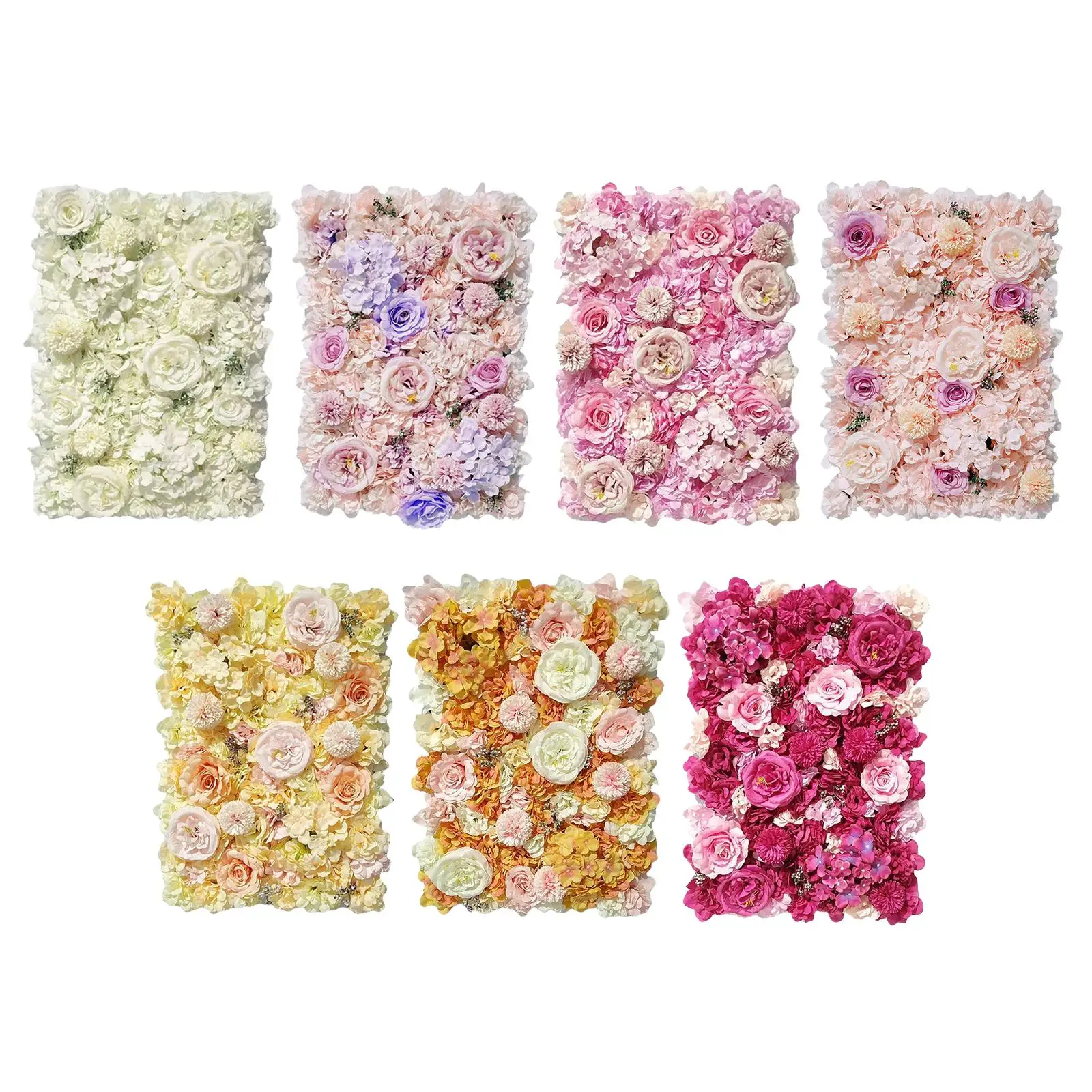 40x60cm Romantic Flower Panels Silk Flower for Birthday Wedding Decoration