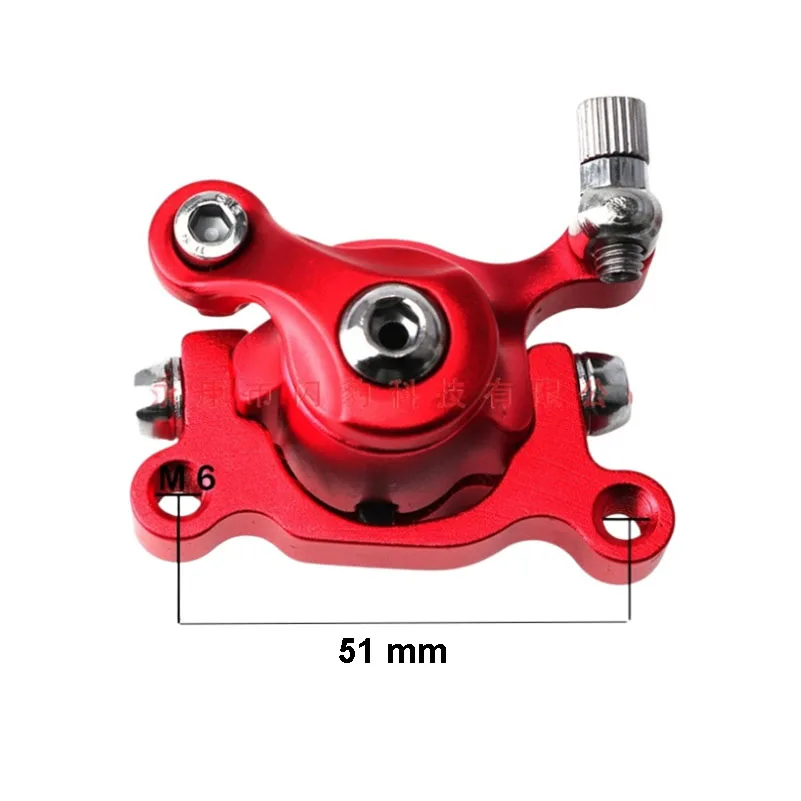 Aluminum alloy disc brake caliper suitable for electric scooters, off-road motorcycles