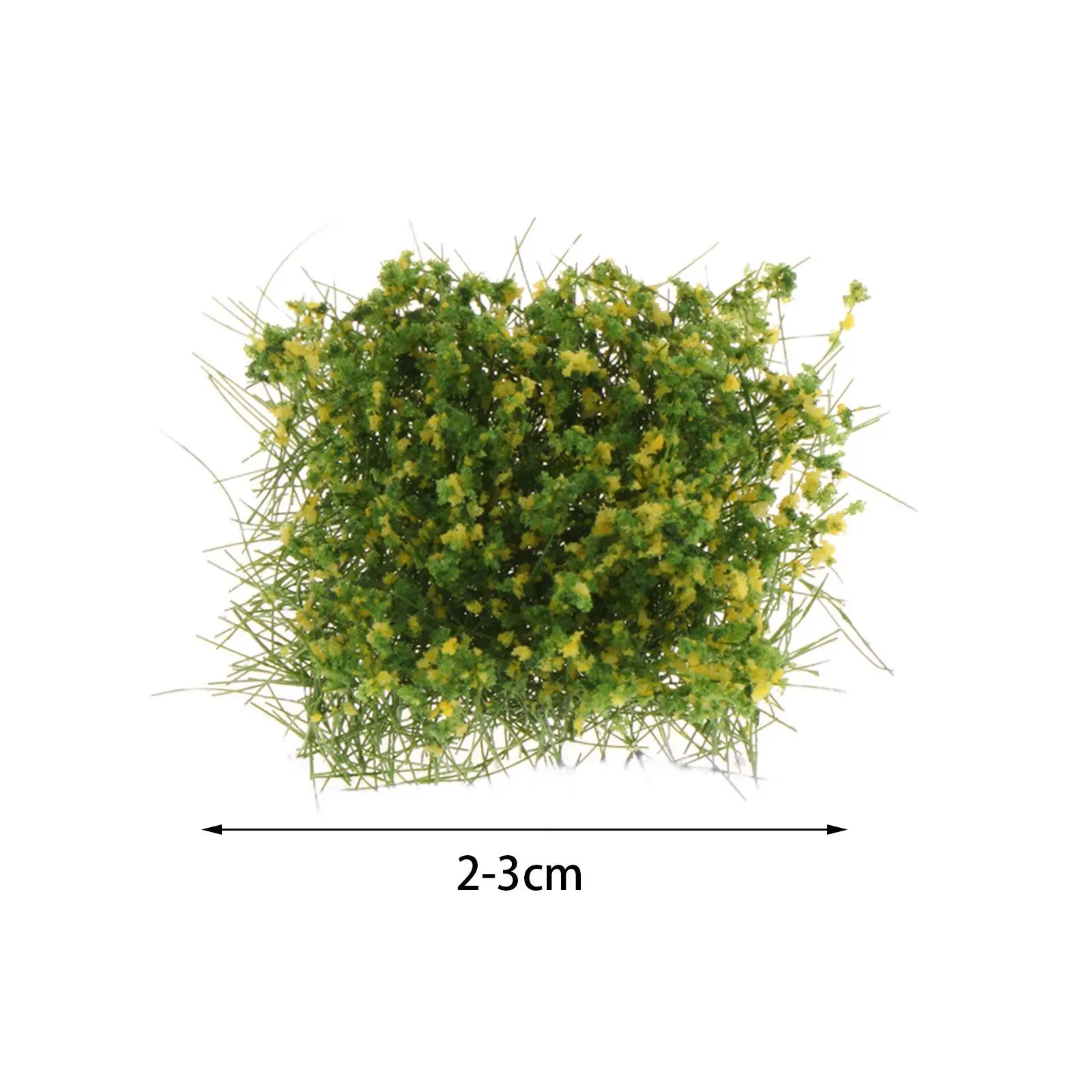 نموذج خصلات زهور ملونة من العشب المصغر DIY لمناظر طبيعية القطار ومجموعات بناء المنزل المصغر #6