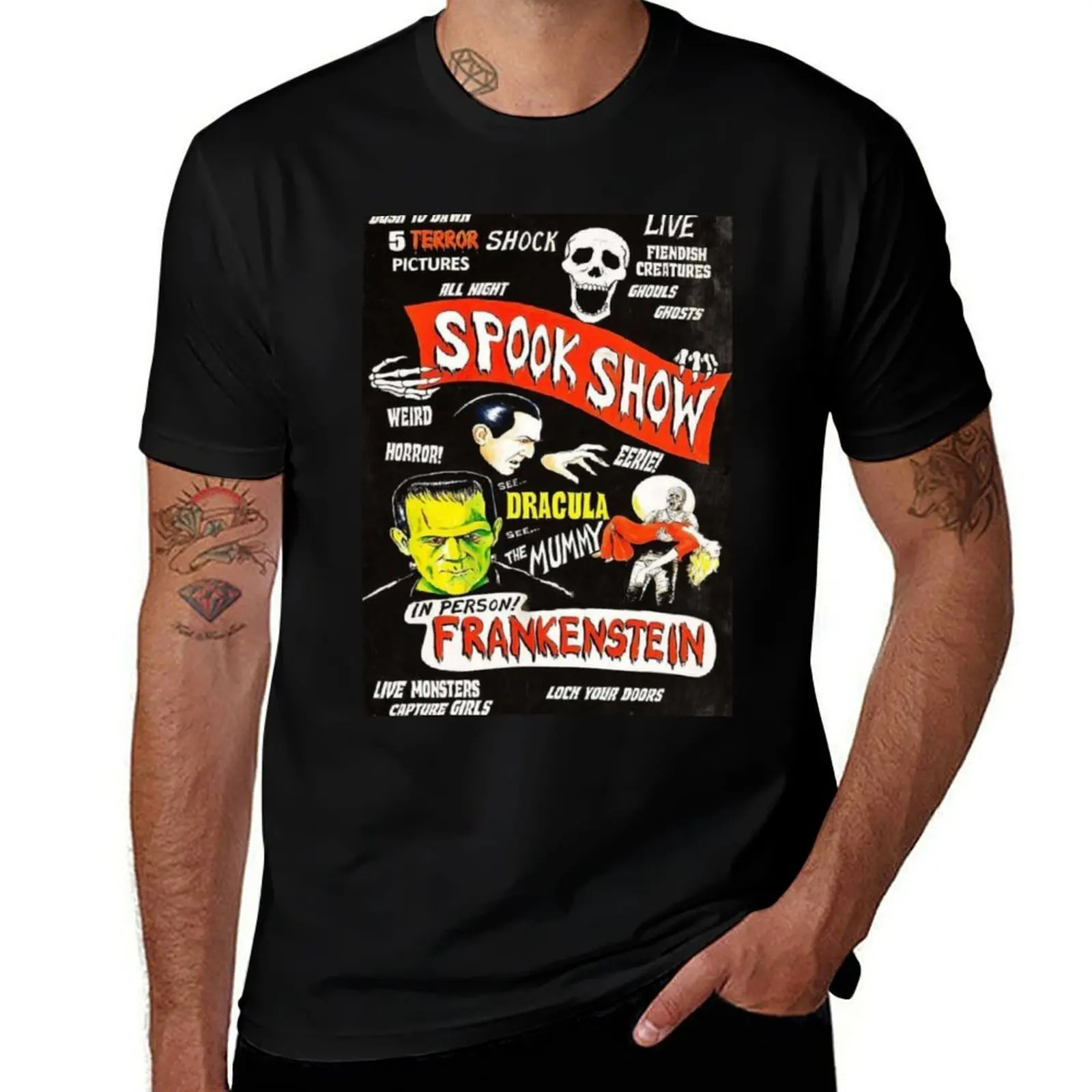 T-shirt effrayant Halloween : Mamaniaque, classique, horreur, vampire, spectacle d'horreur, fantôme, sorcière, squelette, sifflement, contes, gardien de crypte, sinistre