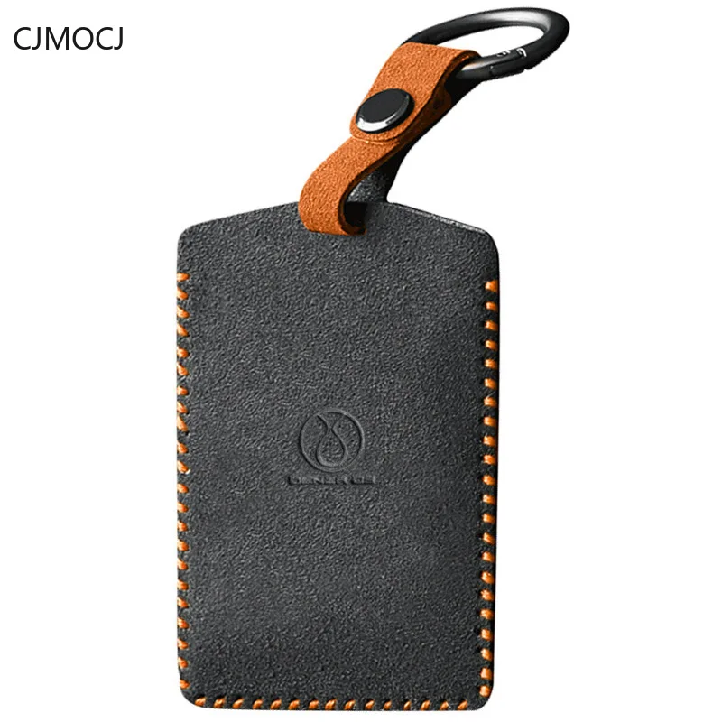 

Suede Card Key Case for Denza D9 - Premium Key Cover and Protector Keybag