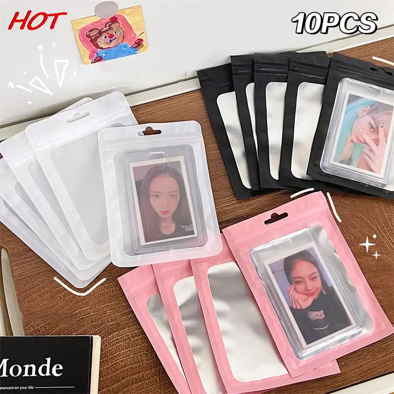 

10 шт., матовая сумка для хранения фотокарт