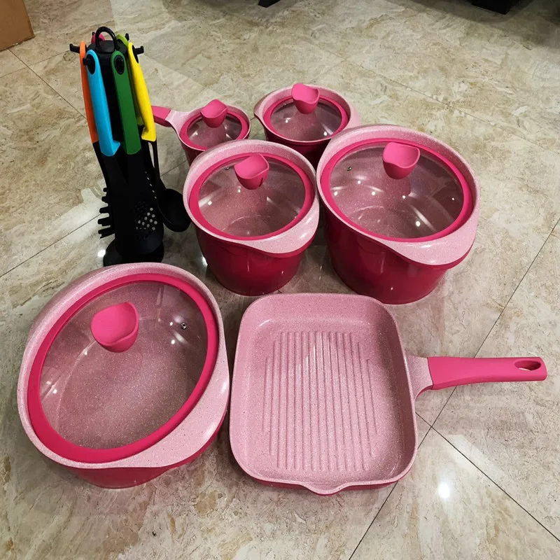 

Kitchen Household 18PCS Non-stick Pot Set Cookware Set