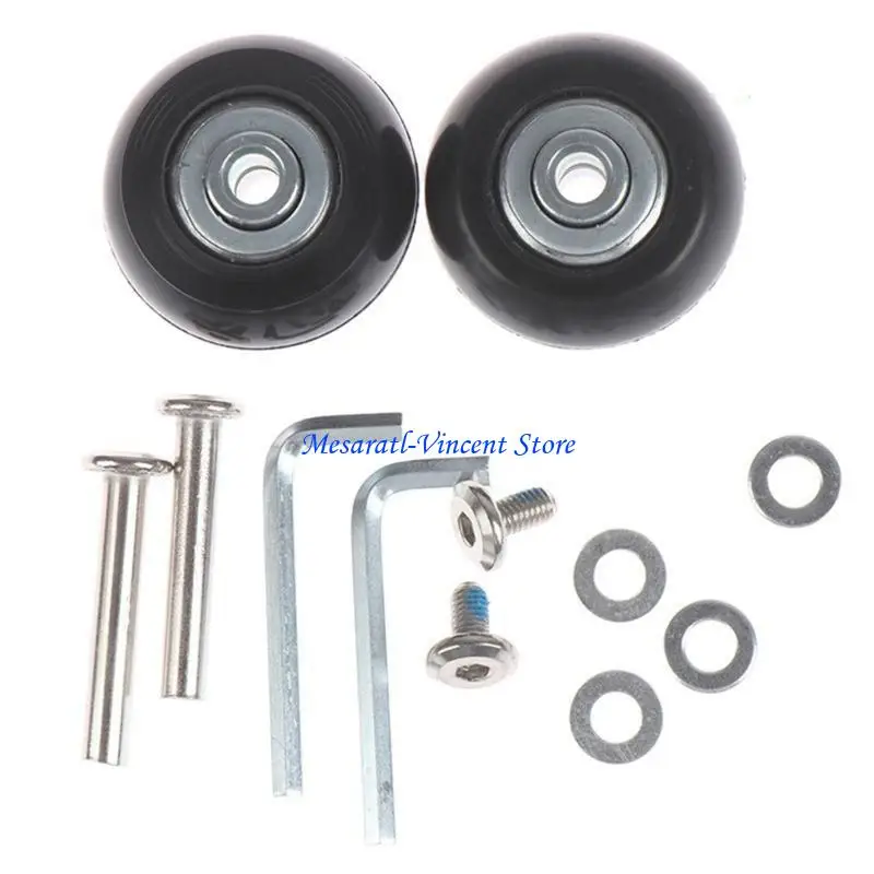 A70F Luggage Spare Smooth Operation Quick setups Reliable Suitcases Wheel Part set Perfect for Various Suitcases Brand