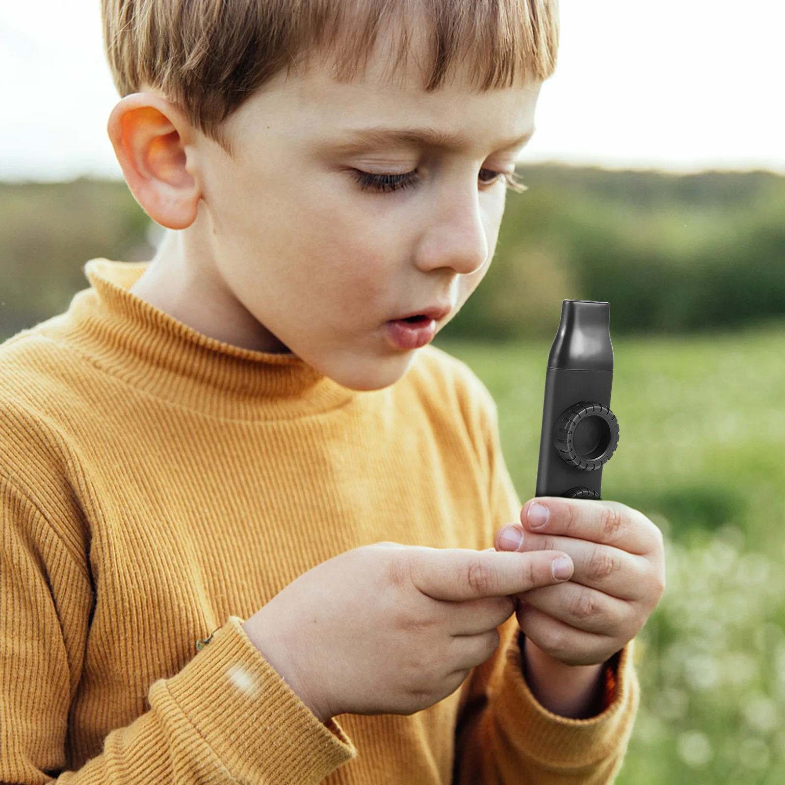 Детские профессиональные инструменты Kazoos с двойным отверстием, укулеле для студентов из Abs силикагеля, музыкальное сопровождение для детей