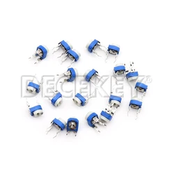 RM065 20pcs RM-065 Series 100 200 500 1K 2K 5K 10K 20K 50K 100K 200K 500K 1M Ohm Trimpot Trimmer Potentiometer Variable Resistor