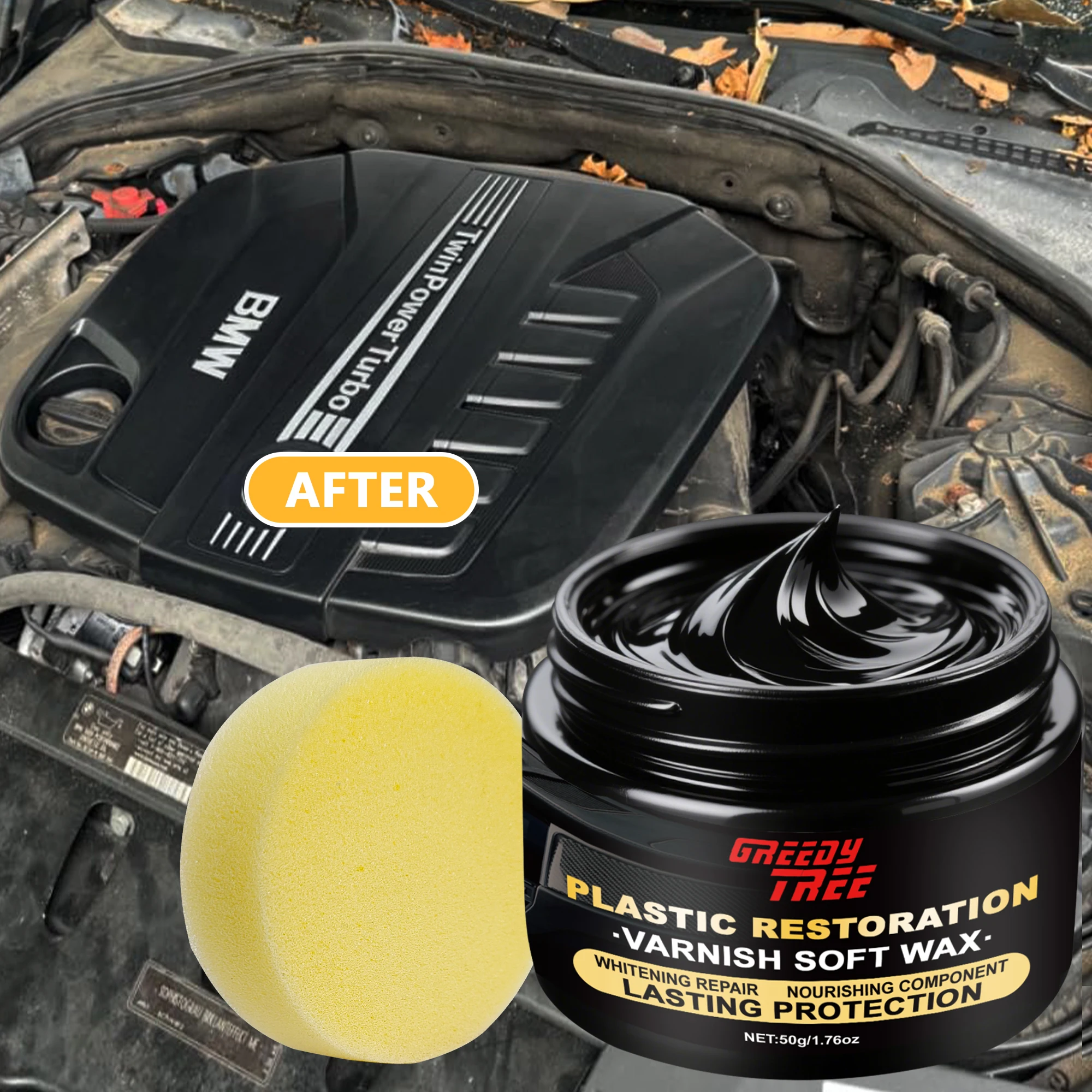 

Сверхмощная паста для ремонта пластика и резины — универсальная реставрация, антивозрастная, ремонт царапин, глянцевая отделка — для автомобилей, грузовиков,