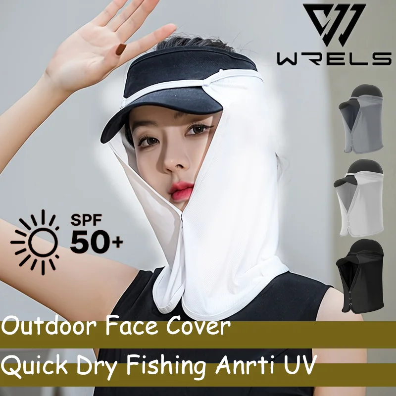 

Outdoor Face Cover Quick Dry Fishing Anrti UV Removable Cooling Cycling Headwear Sunshade Breathable Climbing Veil Neck Cover