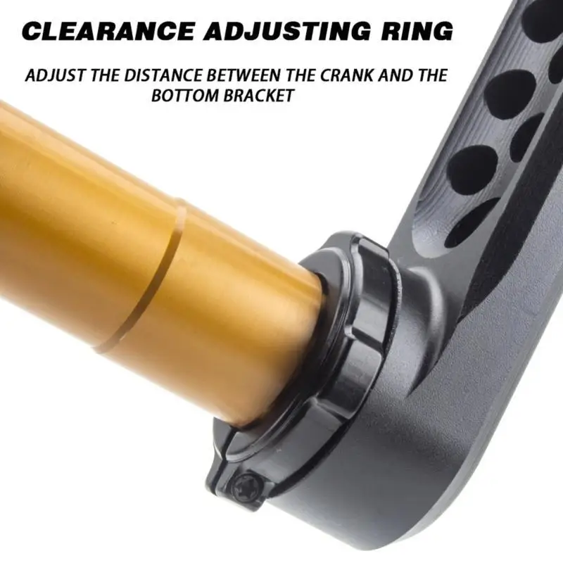 

R6FE Bicycles Pedal Crank Arm Replacements for Mountain Bike Road Bicycles Crank Arm Aluminium Alloy 170mm Bicycles Crankset