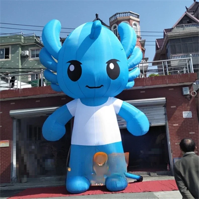 Outdoor enterprise inflatable mascot inflatable model, advertising  model person, fixed walking  cartoon