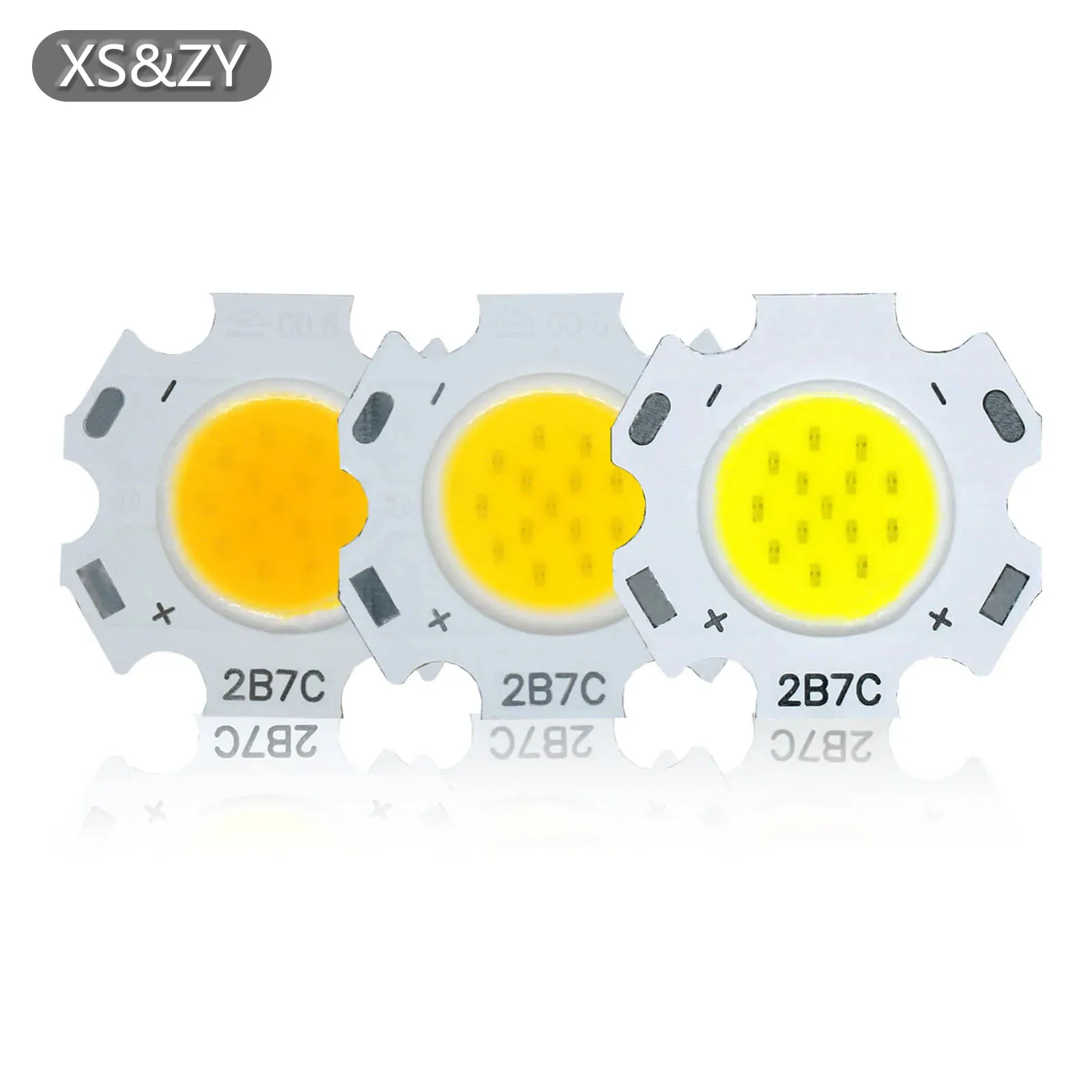 

10pcs LED COB High Brightness 3W 5W 7W 10W 250mA Ra70 20MM LED Light Beads Bulbs Spotlights Downlights