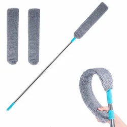 Long Handle Mops Detachable Floor Ceiling Cleaning Mops Bed Bottom Dust Cleaner Sofa Dust Removal Brush Household Cleaning Tools