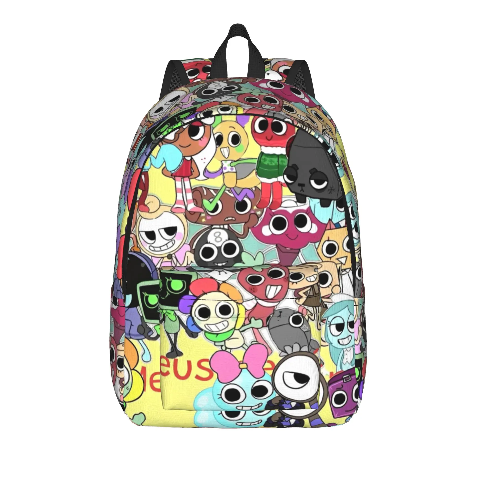 Dandys World Game Backpack for Men Women Casual High School Work Daypack  Laptop Canvas Bags Outdoor