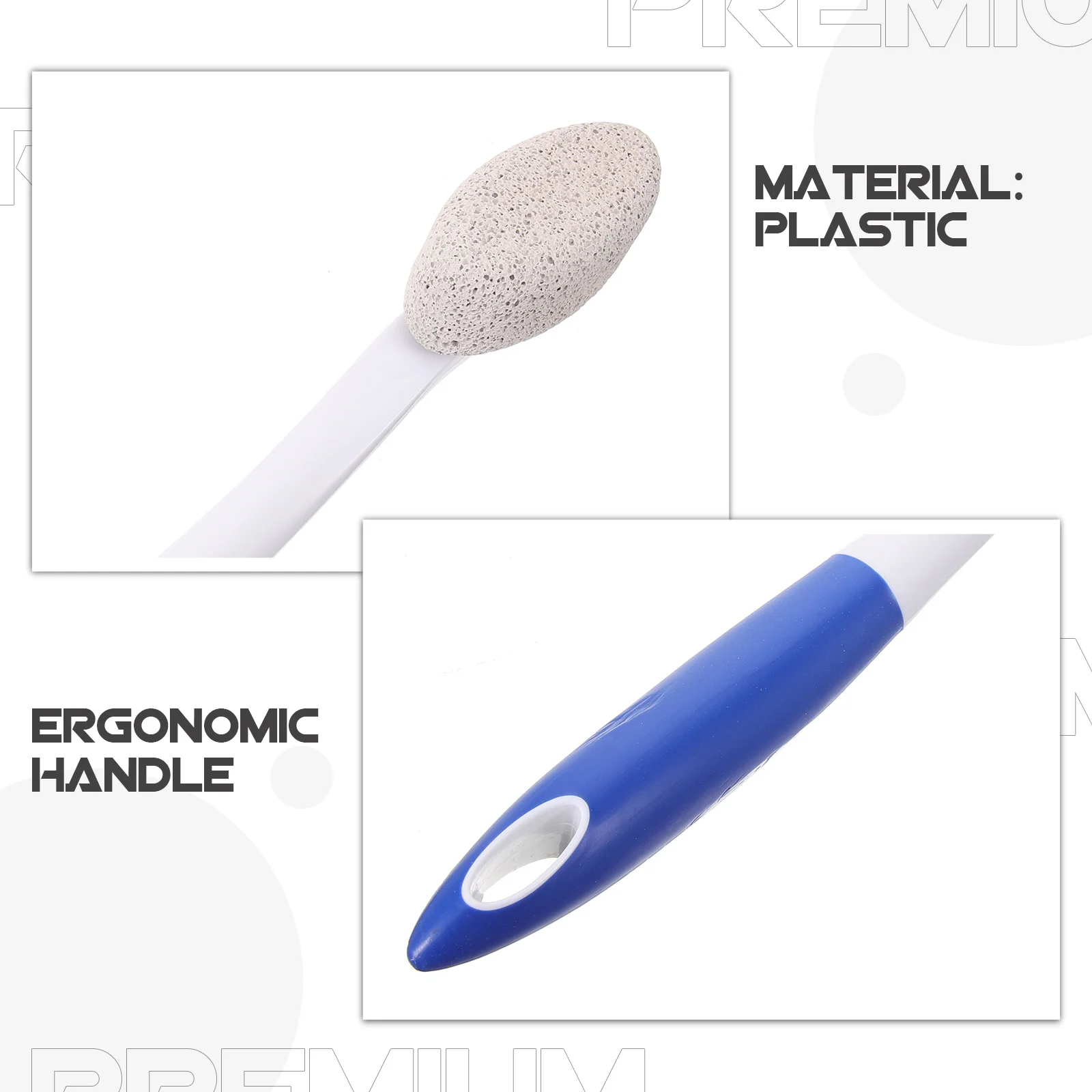

Foot Callous Remover Tool Skin Heel Pumice Stone for Feet Scrubber Dead File Files