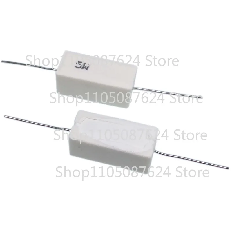ZZZ 10pcs 270 ohm 270RΩJ 5 watt Axial Ceramic Cement Power Resistor 5W