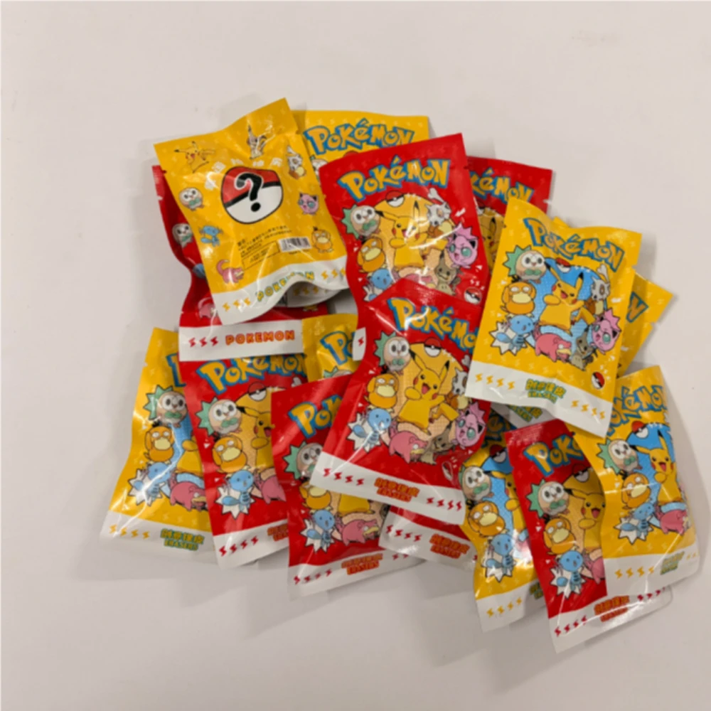New Hot 32Pcs Pokemon Pikachu Mystery Eraser Blind Bags Surprise Collectible Erasers Cute Cartoon Stationery for  Prizes Toy view 6
